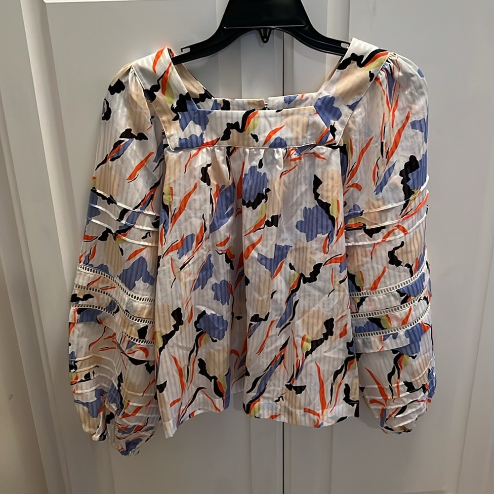 Joie Cadby B Top in Porcelain Size Small - Picture 2 of 5